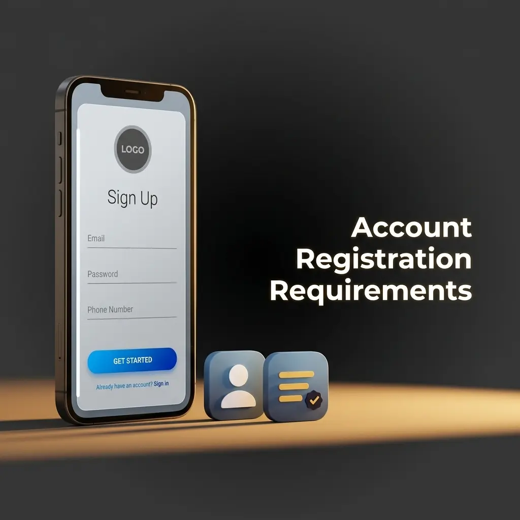 1win account registration requirements showing age verification, one account rule, and legal compliance criteria for players