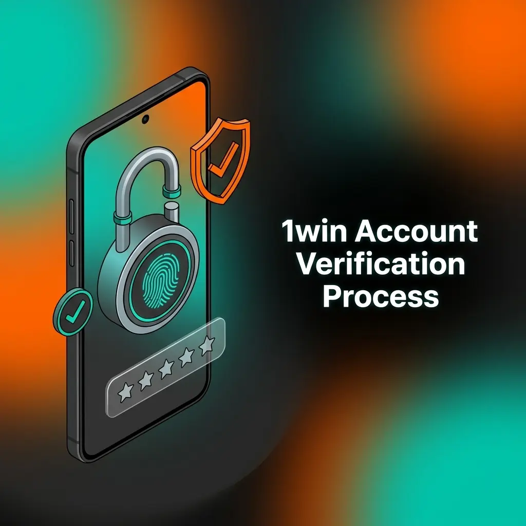 1win account verification process showing KYC steps for Indian players including Aadhaar, PAN card, and selfie submission