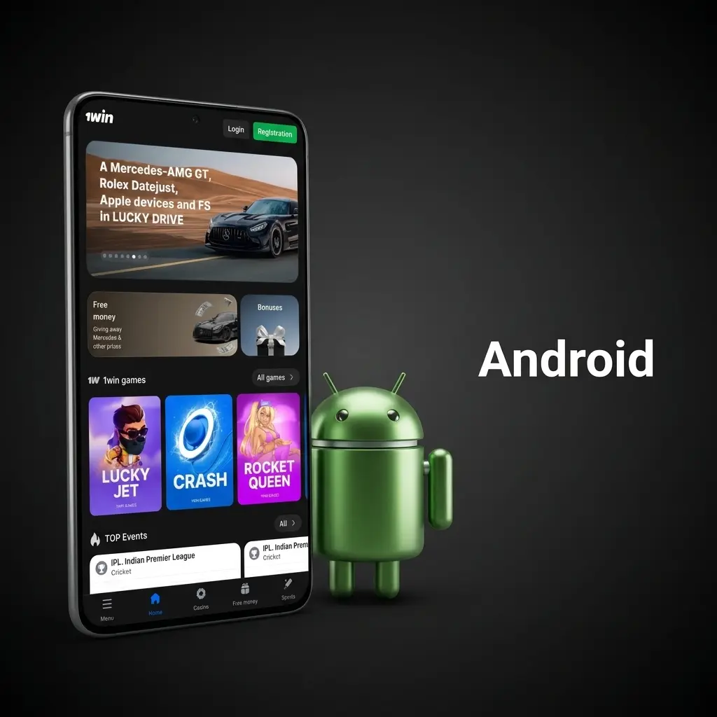 1win Android app APK download and installation guide for real-money betting on Android 5.0 or higher devices