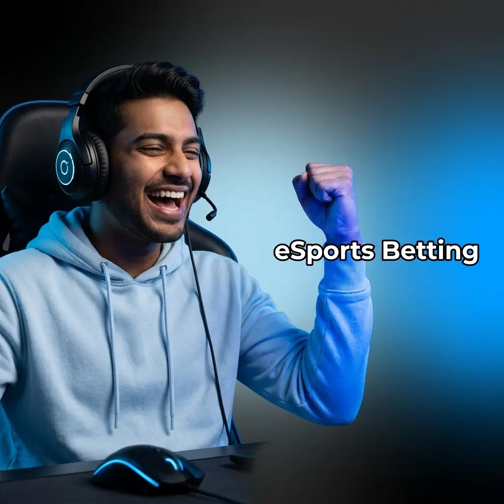 1win eSports betting interface showing Dota 2, CS2, League of Legends, and Valorant markets for Indian players