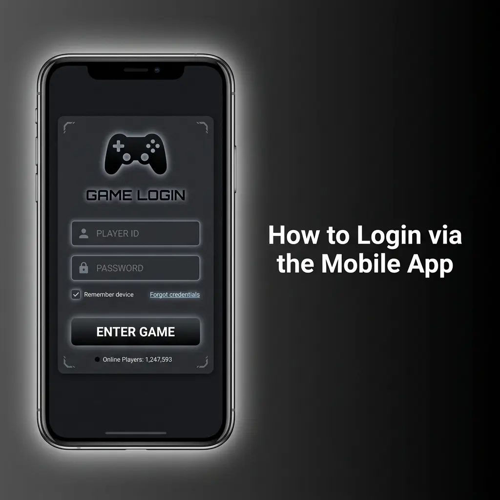 1win mobile app login screen on iOS showing email, password fields and Face ID option for quick account access