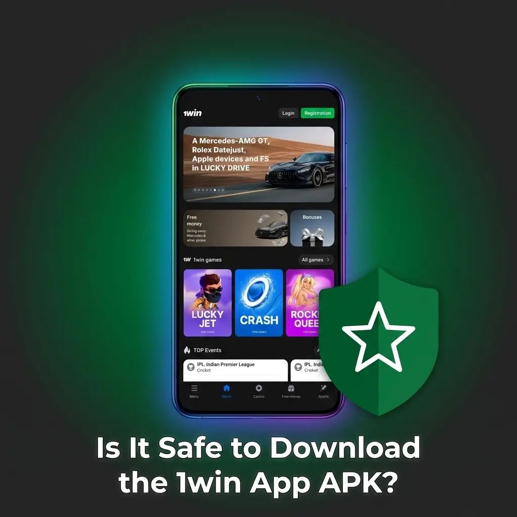 1win app APK download safety featuring Curaçao eGaming licence, 256-bit SSL encryption, and secure payment gateways